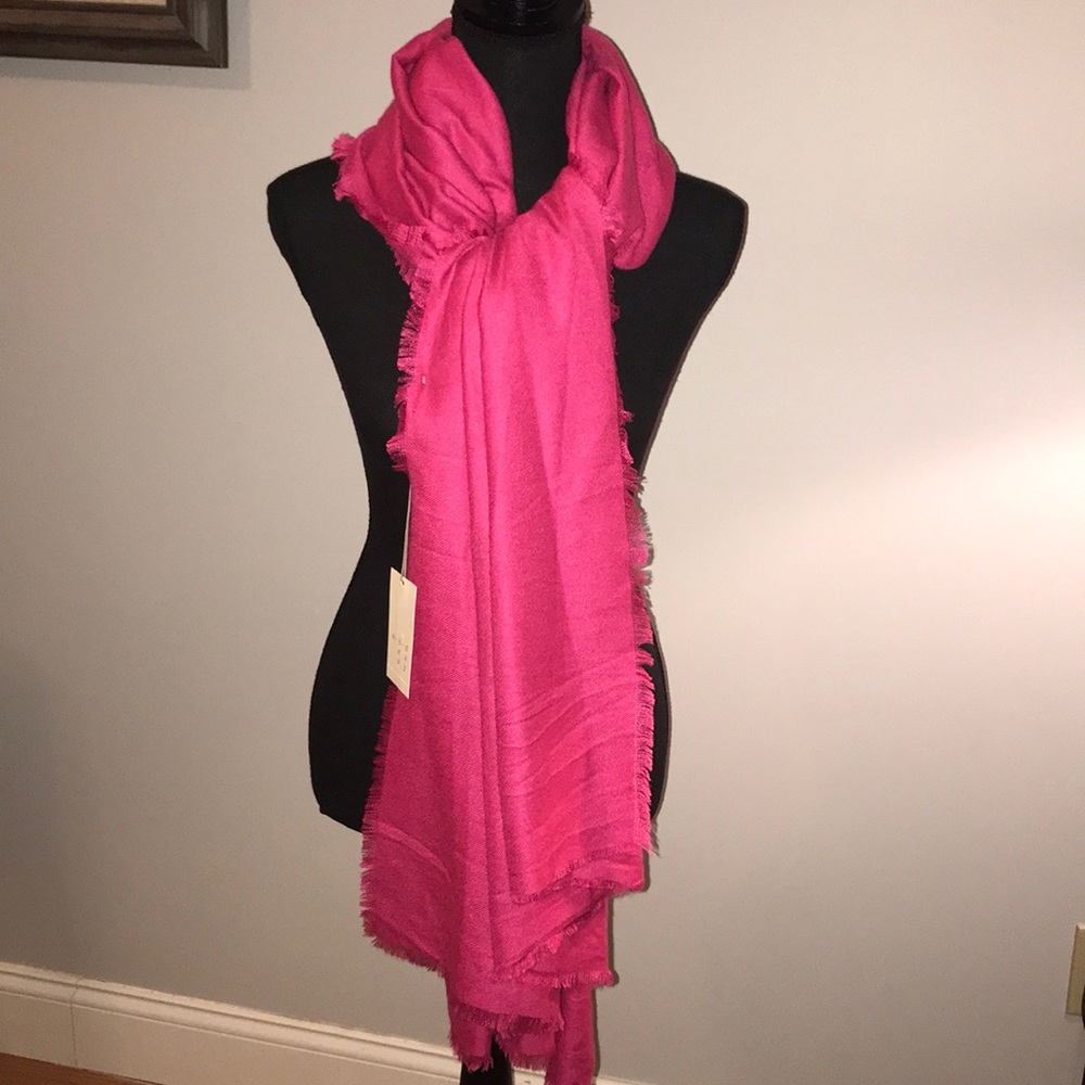 NWT “A New Day” oversized soft pink scarf